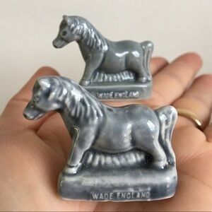 Bundle Vintage Wade Rose Tea Horses Whimsie Figurine